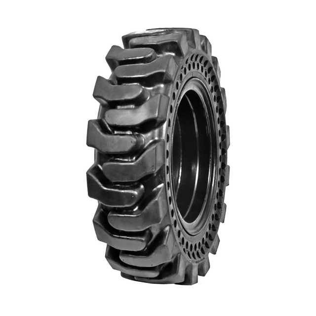 30x10-16(10-16.5)ShunGinSolidwithAperaturesFlat-proofSkidSteerTireonWheel