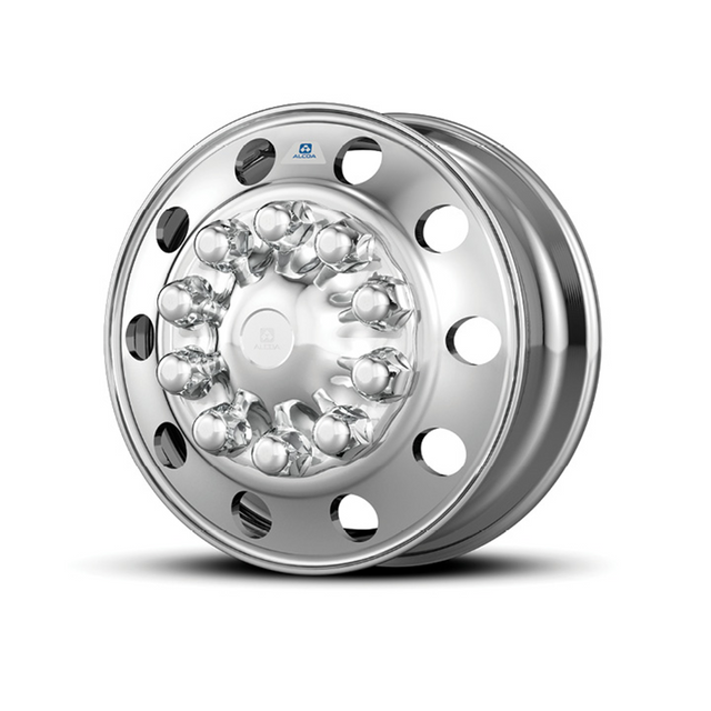 22.5"x9"AlcoaUltraOneHubPilotHighPolishBothSideWheel