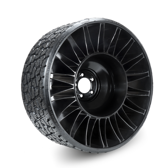 24x12N12MichelinXTweelTurfAirlessRadial5x4.5"(-1.3"Offset)