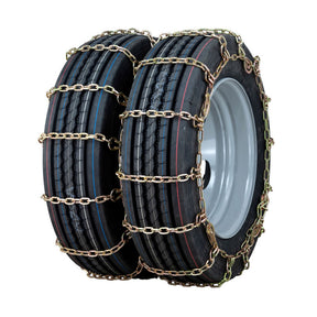 315_80-22.5QualityChainMediumTruckDualTripleTwistedSquareLinkAlloyCam-1Pair