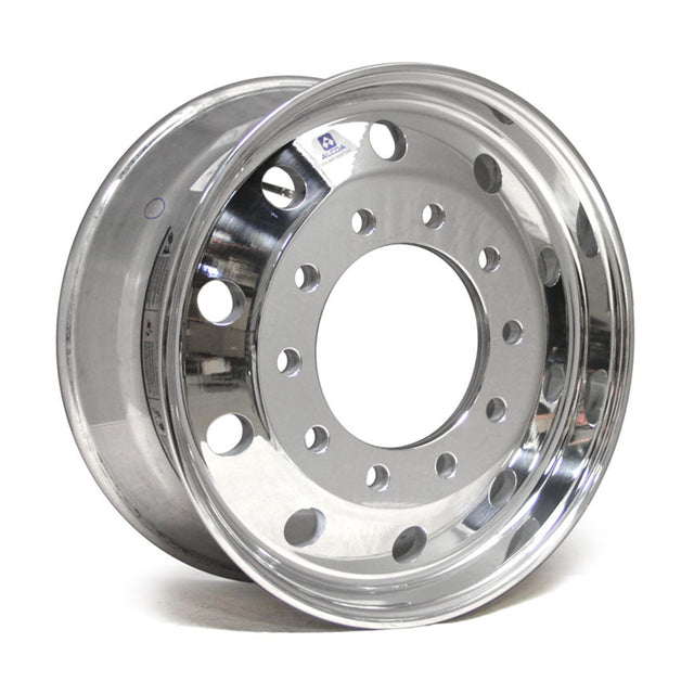 22.5x9.00Alcoa10x285mmHubPilotMirrorPolishFlatFaceFront