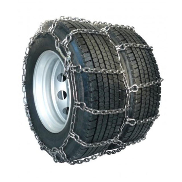 11-22.5TRYGG7MMSquareIceTruckChainDualTripleNon-Cam-1Pair